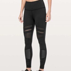 Lululemon Wunder Under High-Rise Small Leggings Mix & Mesh